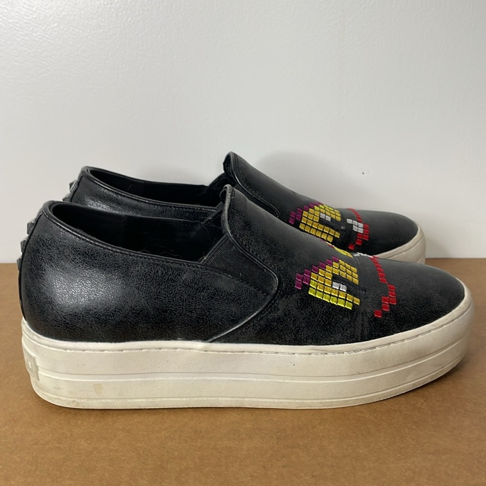Sketchers Street GRIMACE rise fit black sneakers - Picture 4 of 8